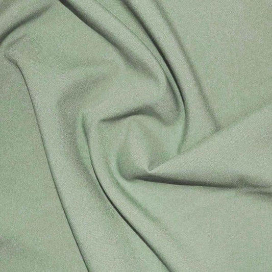 Sage green polyster fabric