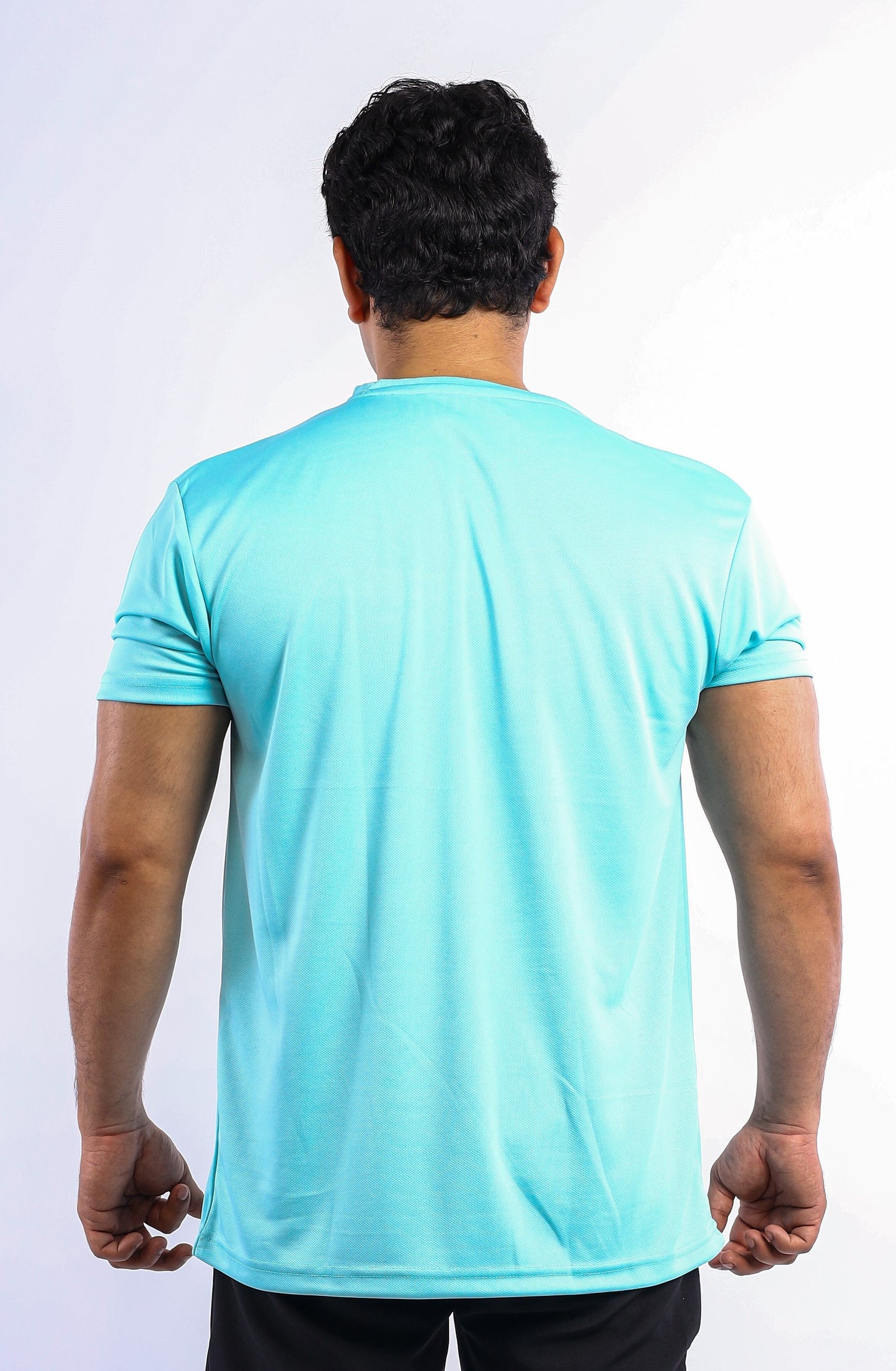 The Harry sports Round neck T shirt - Water Blue