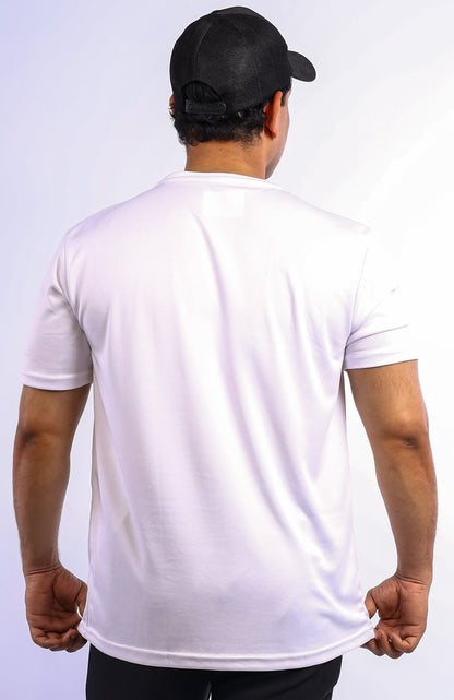 The Harry sports Round neck T shirt - White