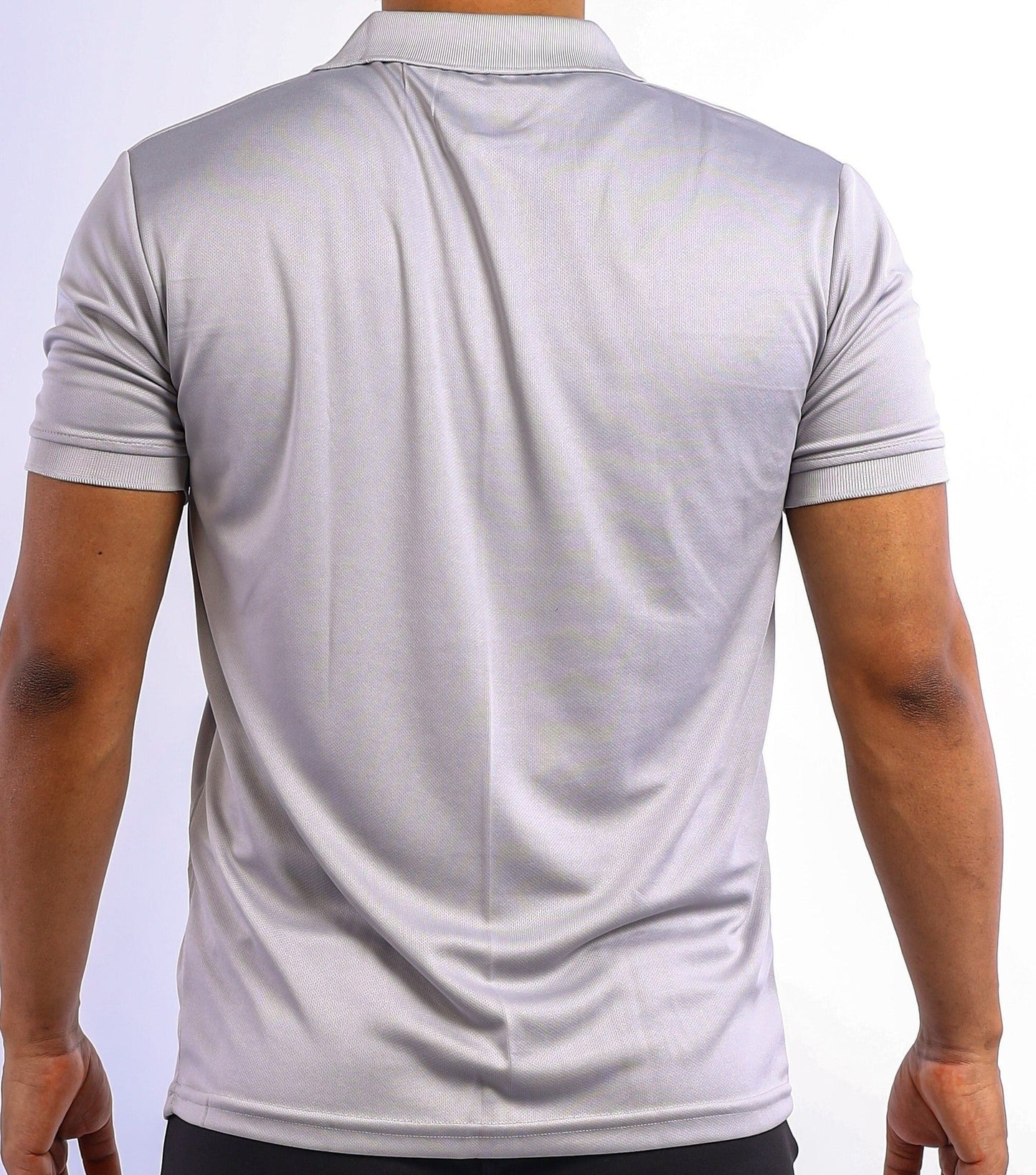 The Jack polo neck sports T shirt- Grey