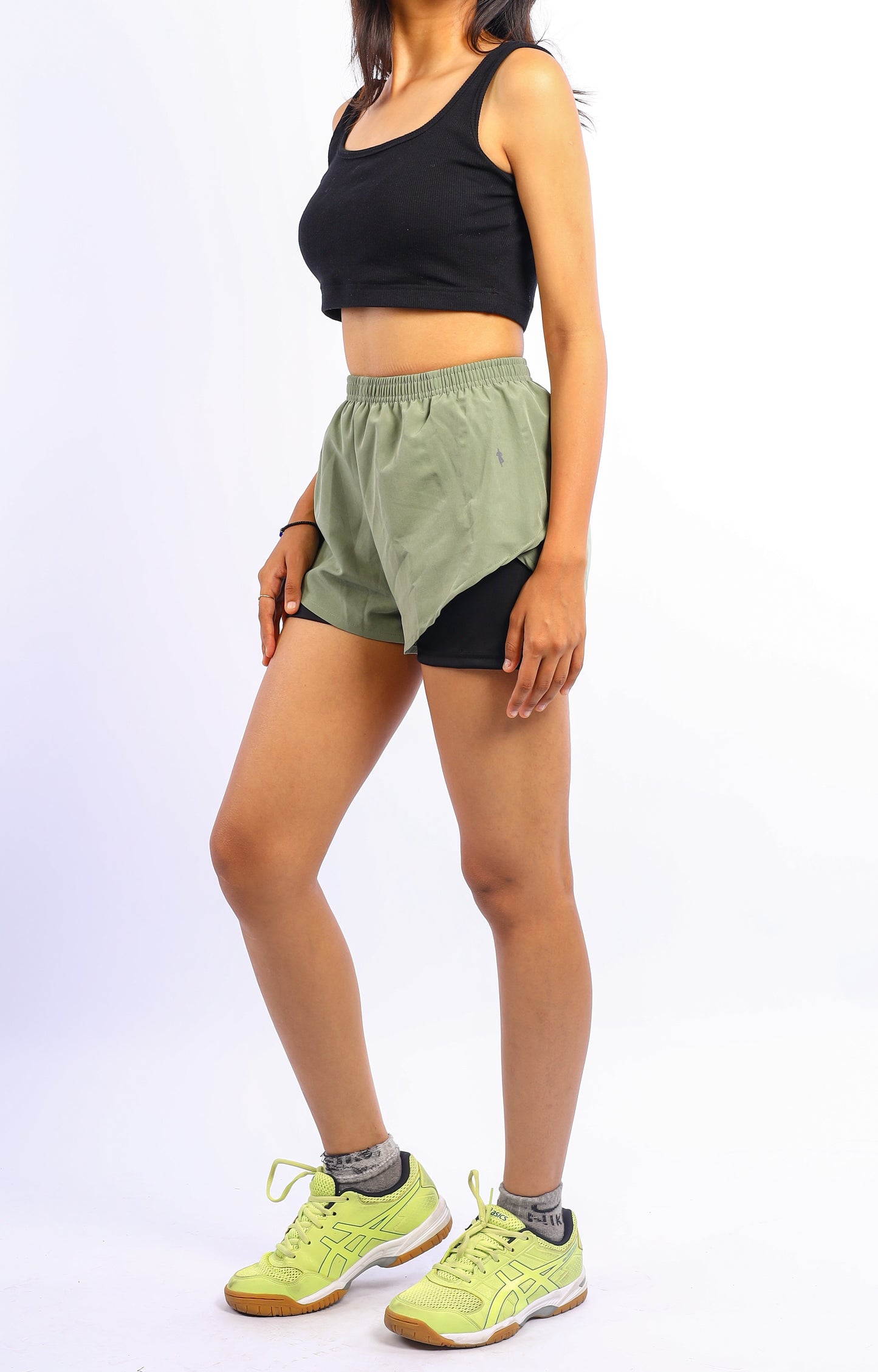 The Alexis running shorts- Sage Green