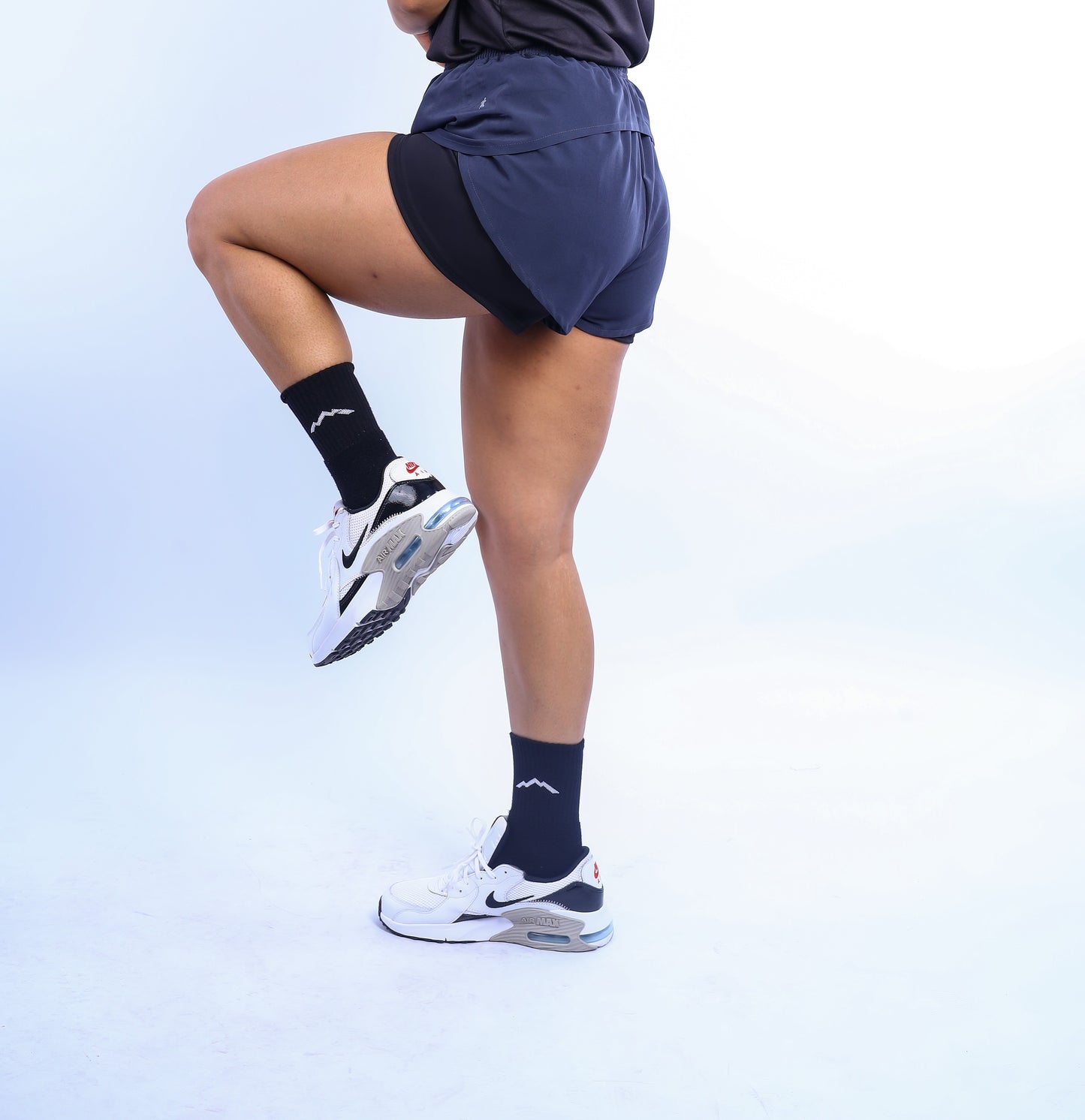 The Alexis Running Shorts- Blue