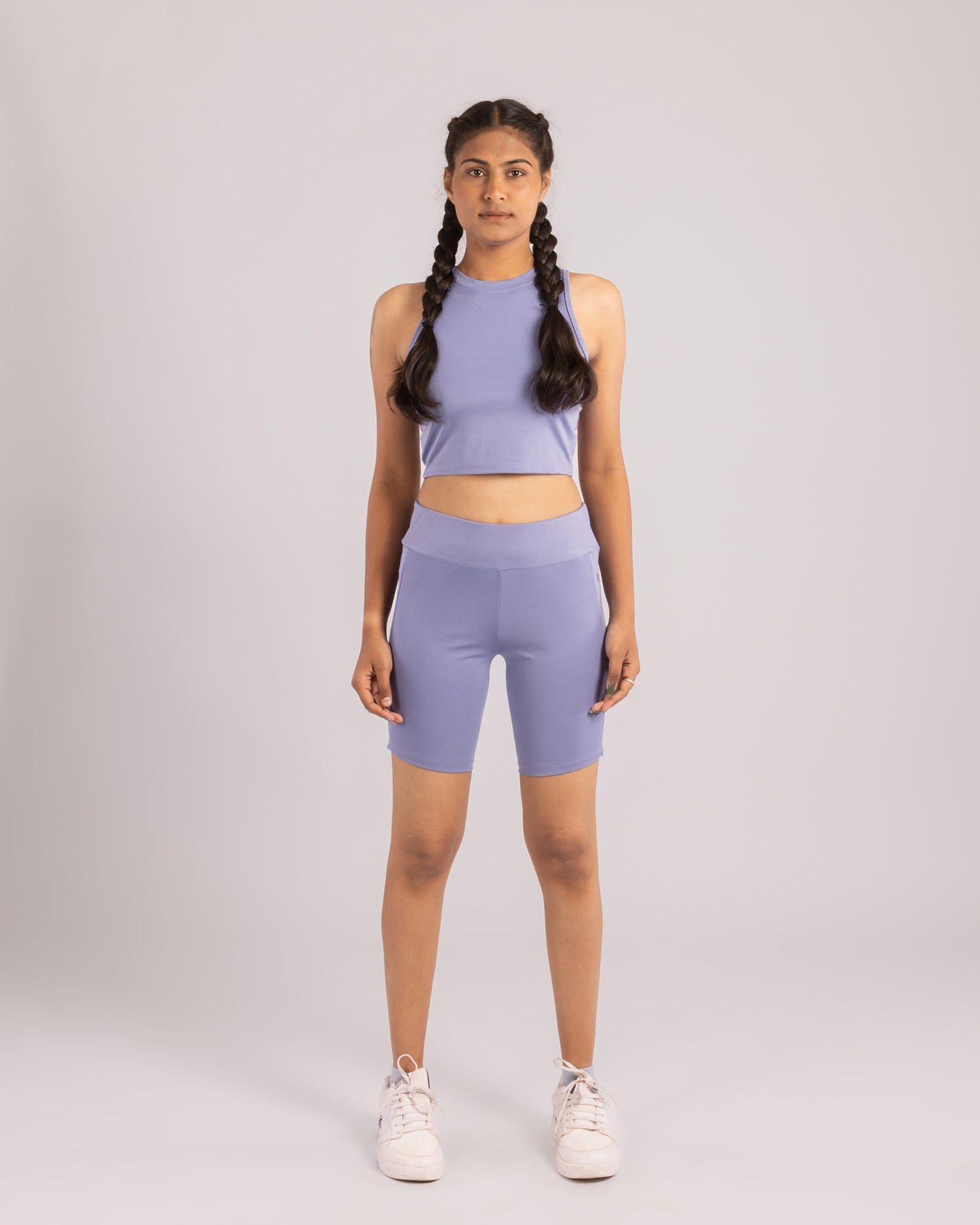 The Blair crop top-Powder blue