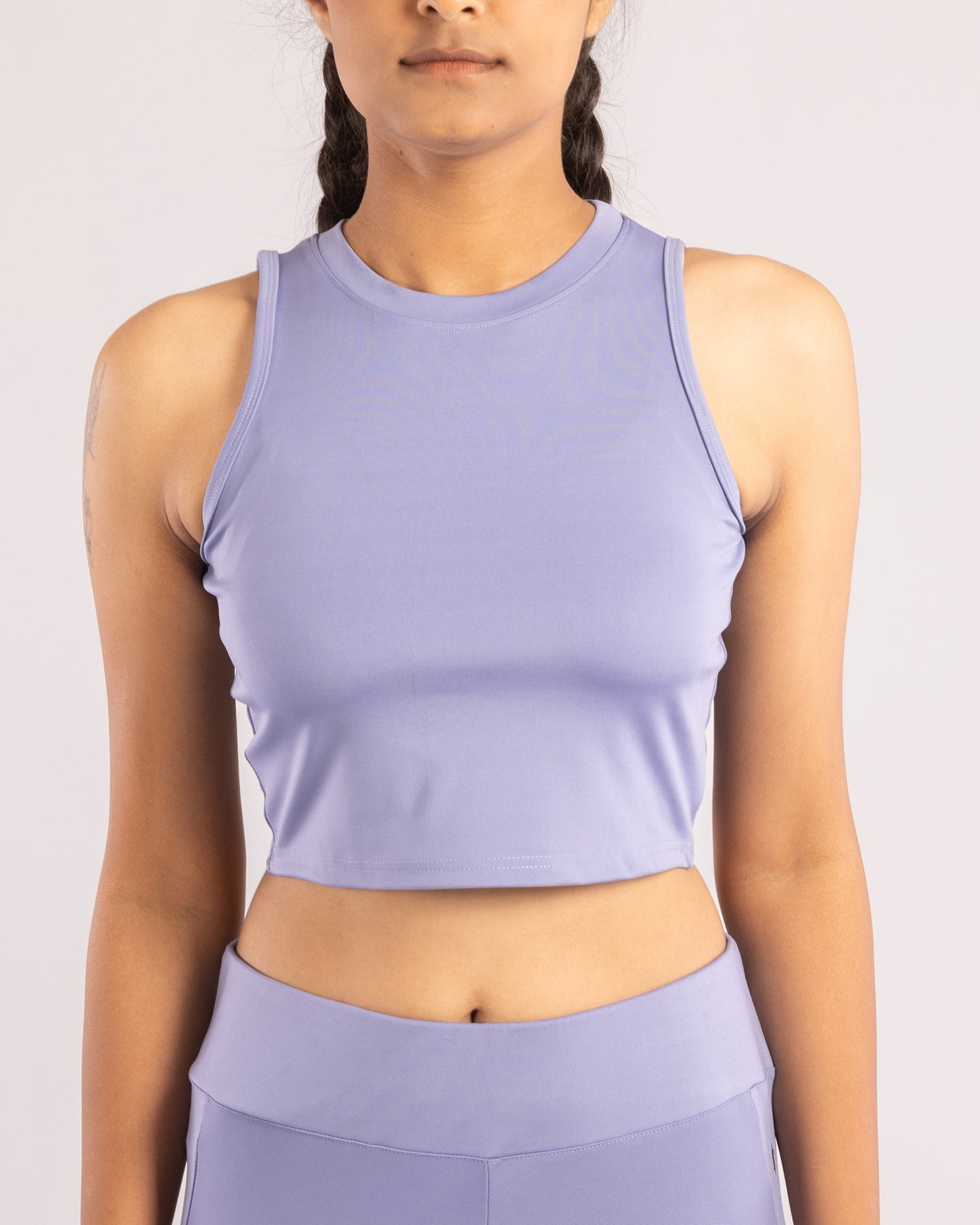 The Blair crop top-Powder blue