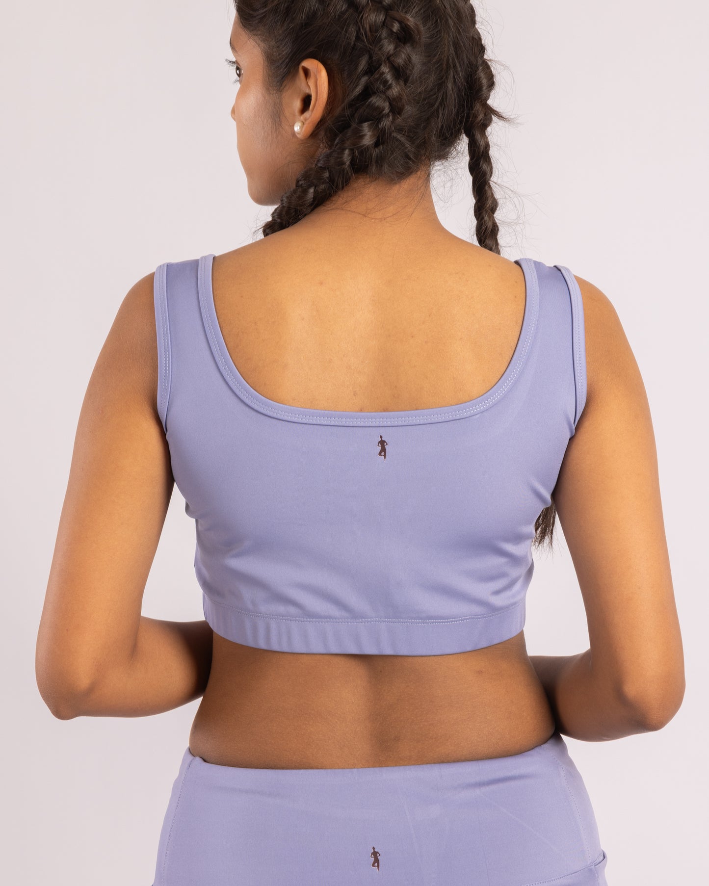 The Donna crop top-Powder blue