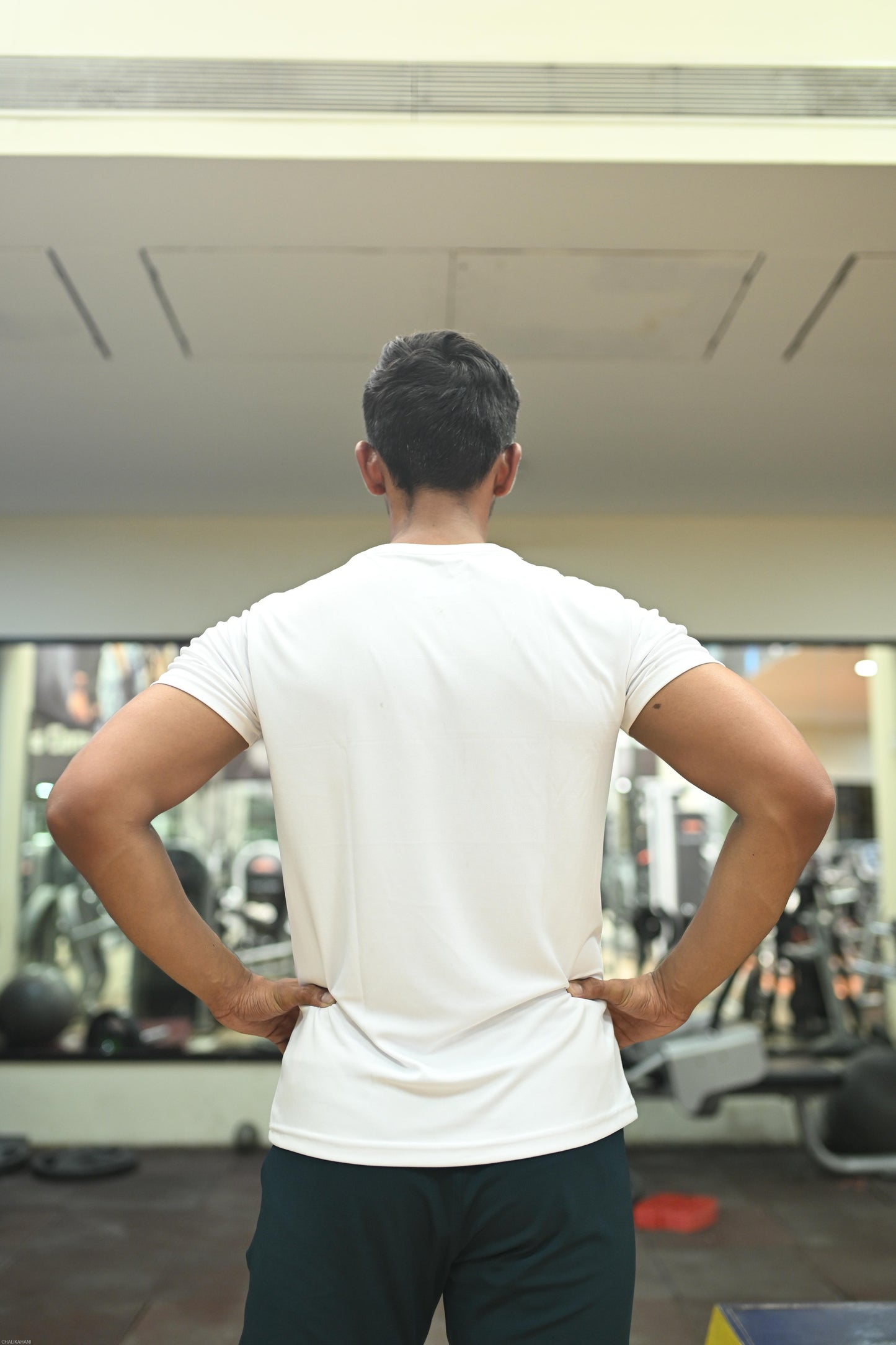 The Jack polo neck sports T shirt- White